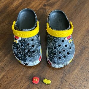 Disney Mickey Mouse Light Up Clogs for Kids by Crocs Size 13
